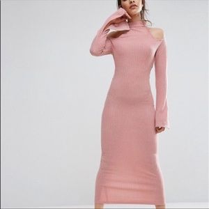 ✨Lavish Alice High Neck Pink Sweater Dress✨